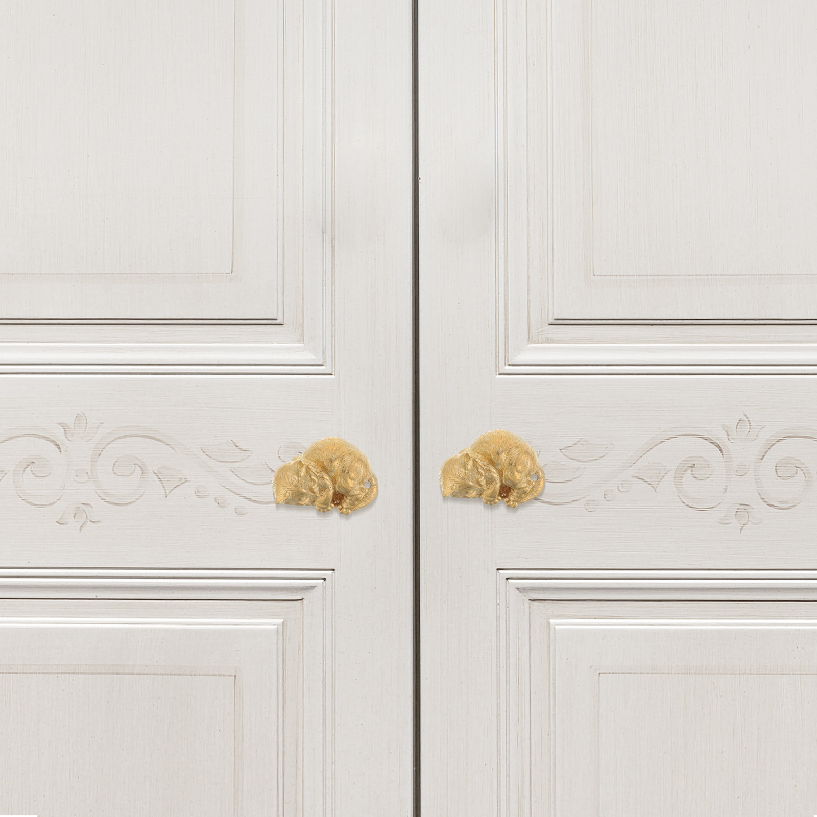 Unique Furniture Hardware - Unique Brass Door Handle Design Decorative