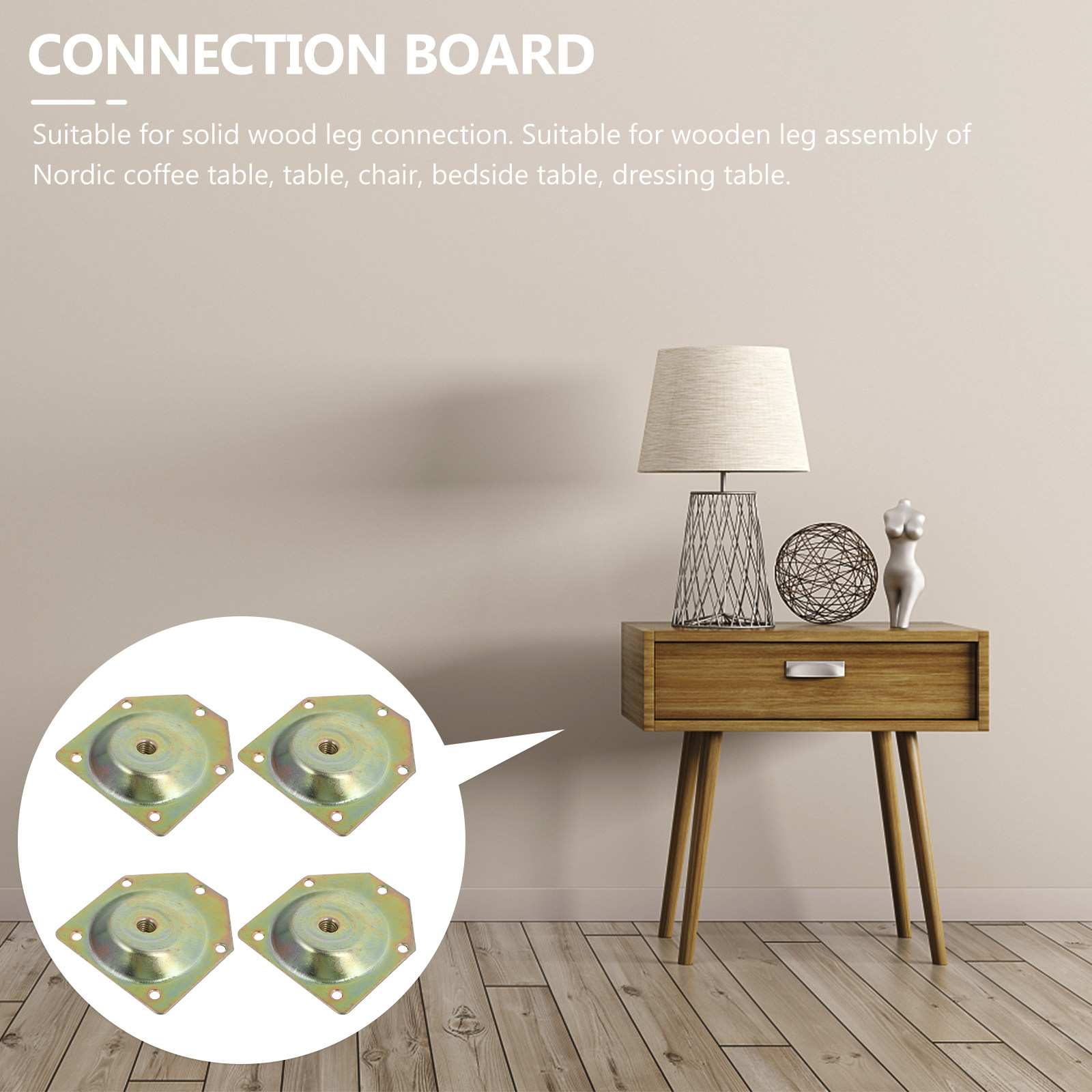 4Pcs Furniture Nut Set 12 Degr - Furniture Leg Set ulasan dan harga