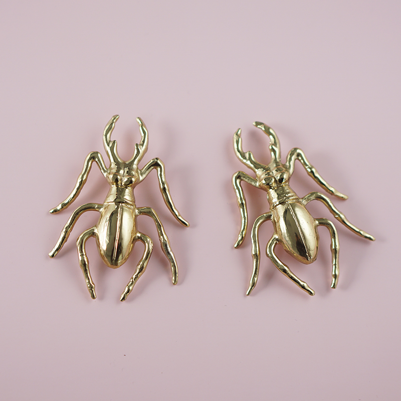 Brass Beetle Drawer Pulls Inse - Unique Furniture Hardware ulasan dan harga