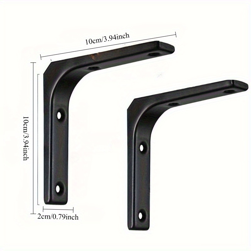2pcs Heavy-Duty Iron Shelf Bra - Shelf Bracket Pair ulasan dan harga