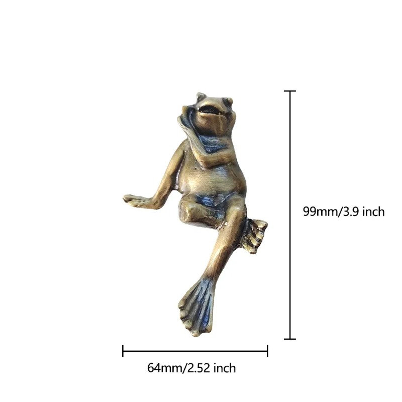 Frog Brass Cabinet Door Knobs  - Unique Furniture Hardware ulasan dan harga