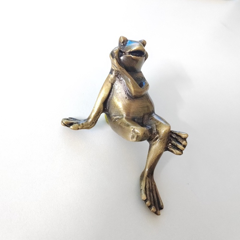 Frog Brass Cabinet Door Knobs  - Unique Furniture Hardware ulasan dan harga