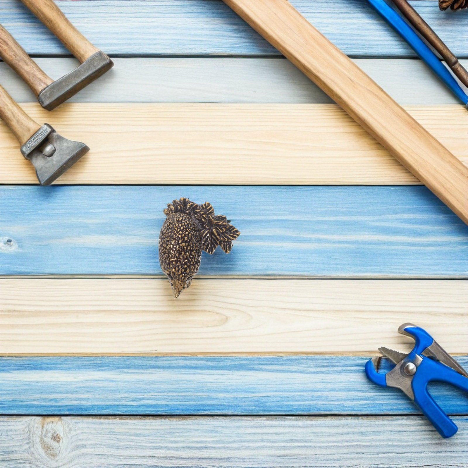 Brass Hedgehog Cabinet Pull Un - Unique Furniture Hardware ulasan dan harga