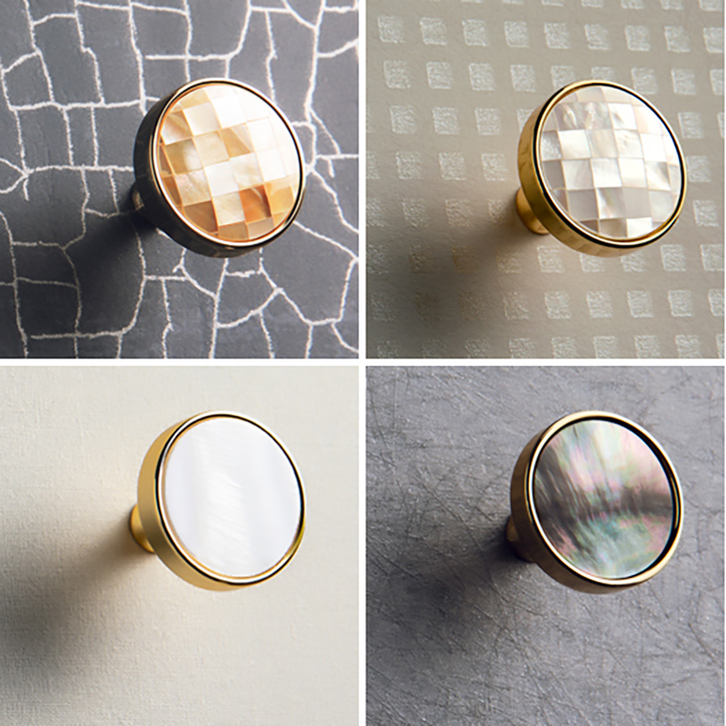 Unique Natural Shell Knob Draw - Unique Furniture Hardware ulasan dan harga