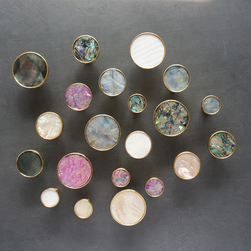 Unique Natural Shell Knob Draw - Unique Furniture Hardware ulasan dan harga