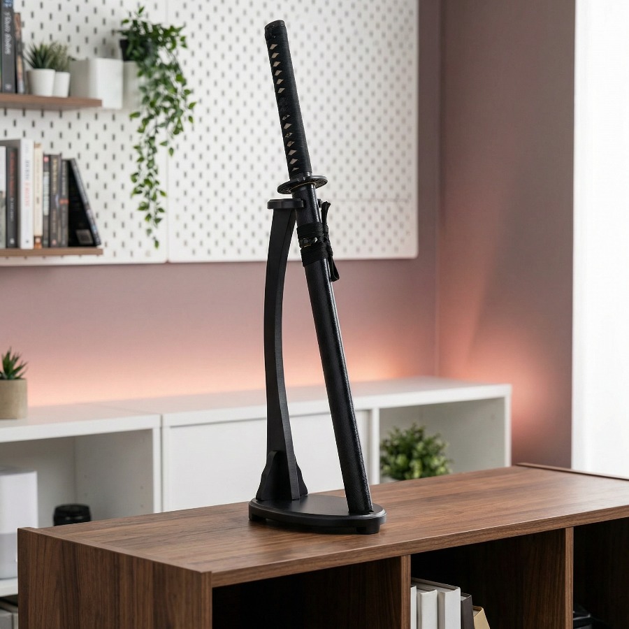 Vertical Katana Stand Sword Sh - Shelf Bracket Pair ulasan dan harga