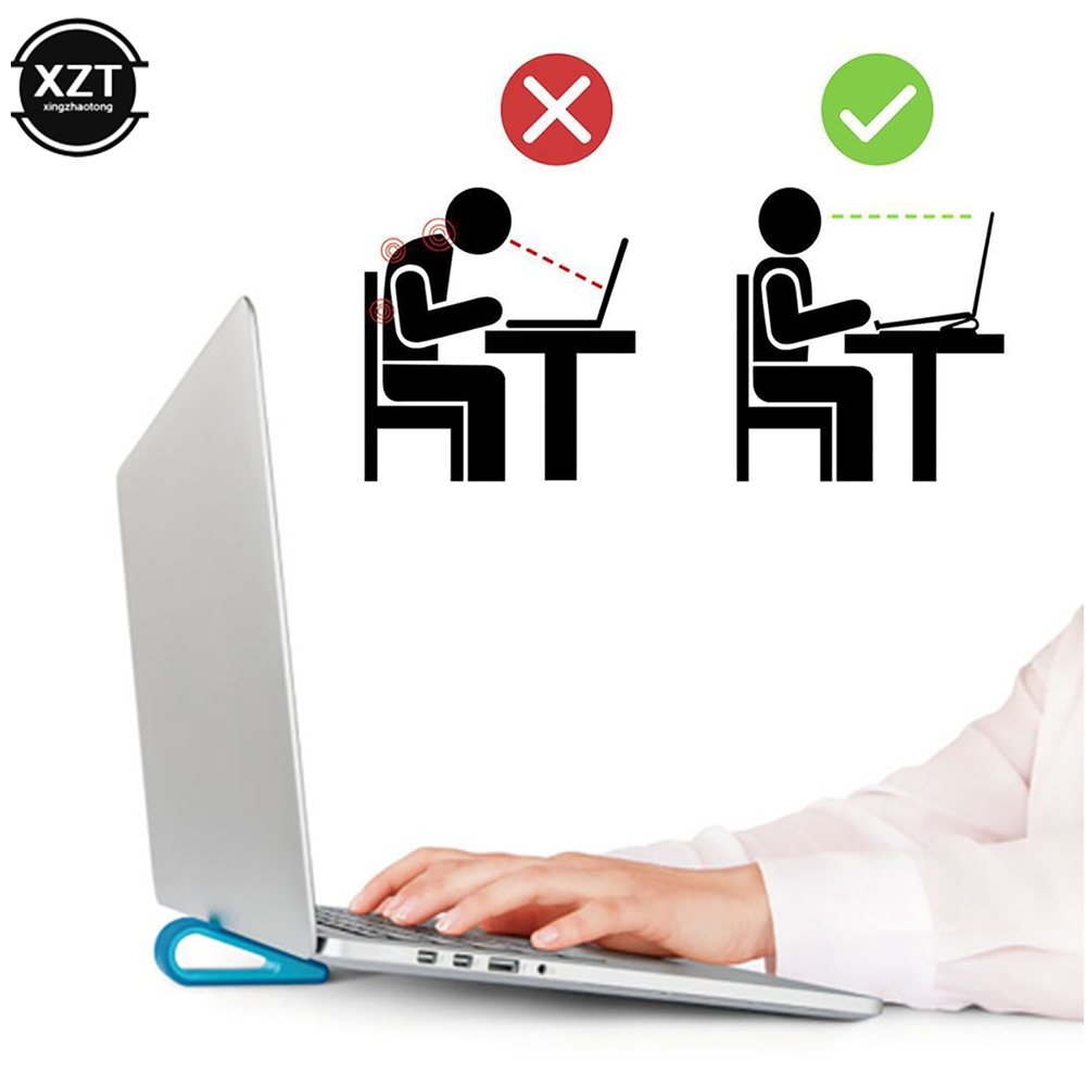 Portable Simple Laptop Stand A - Shelf Bracket Pair ulasan dan harga