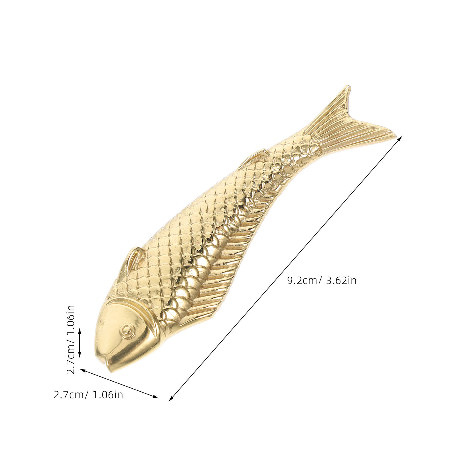 Decorative Brass Fish Pull Han - Unique Furniture Hardware ulasan dan harga