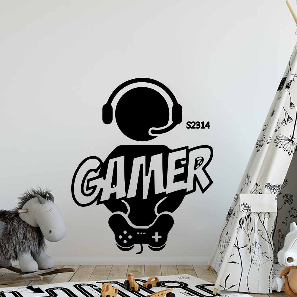 1pc Gamer Wall Art Decal For K - Furniture Hardware Pulls ulasan dan harga
