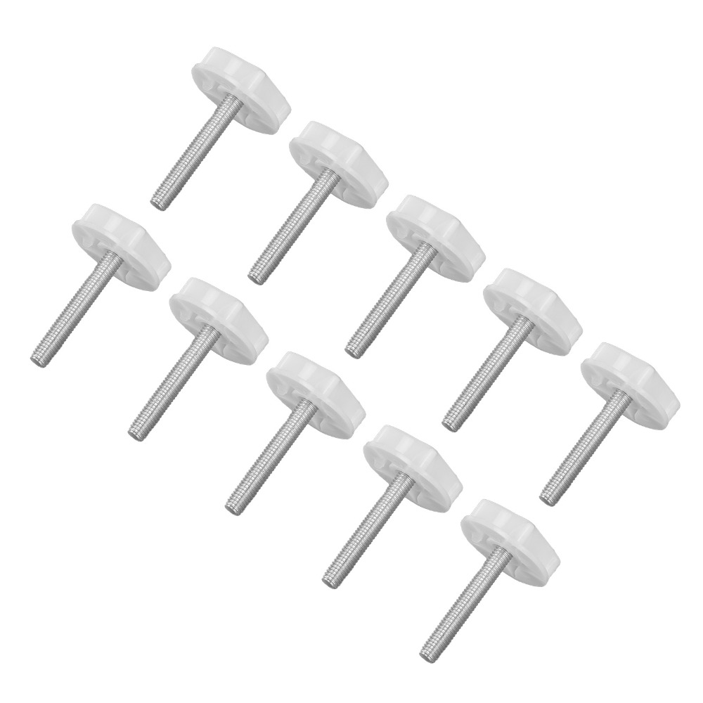 10Pcs White Screw Adjustable F - Furniture Leveling Hardware ulasan dan harga