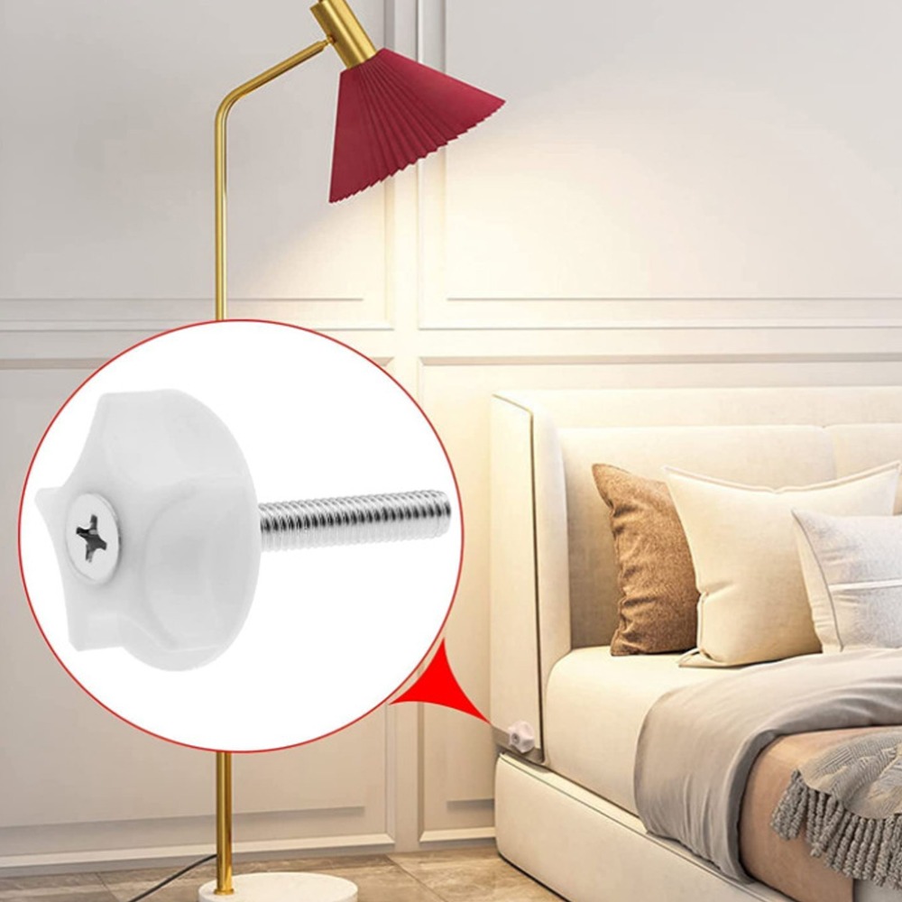 10Pcs White Screw Adjustable F - Furniture Leveling Hardware ulasan dan harga
