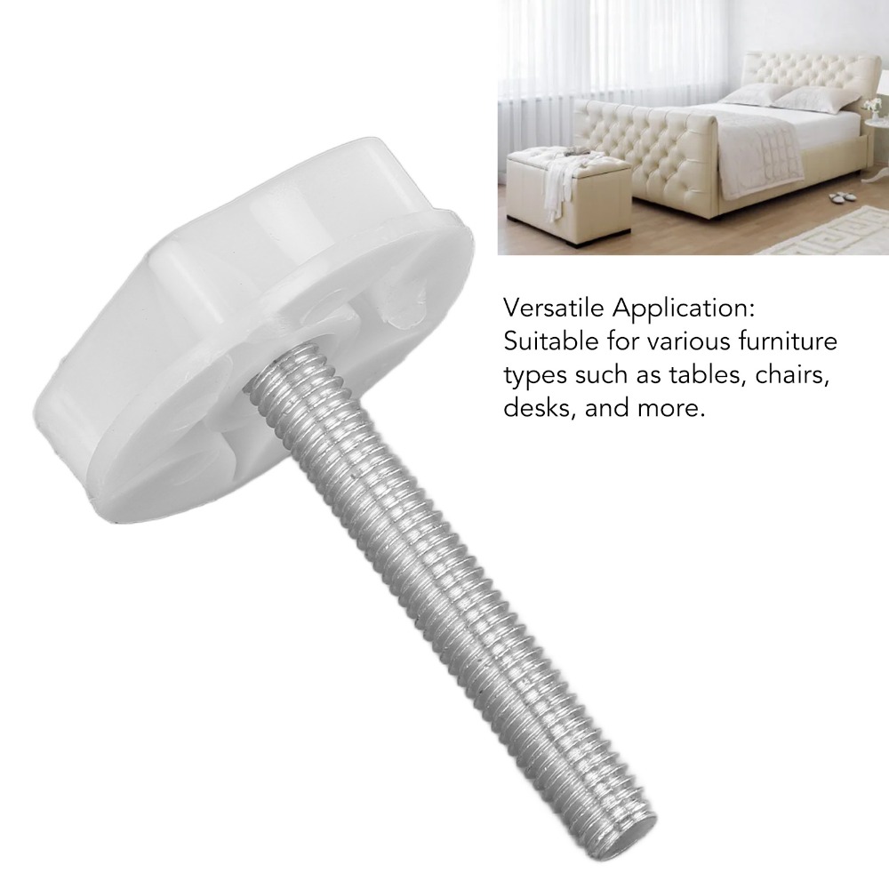 10Pcs White Screw Adjustable F - Furniture Leveling Hardware ulasan dan harga