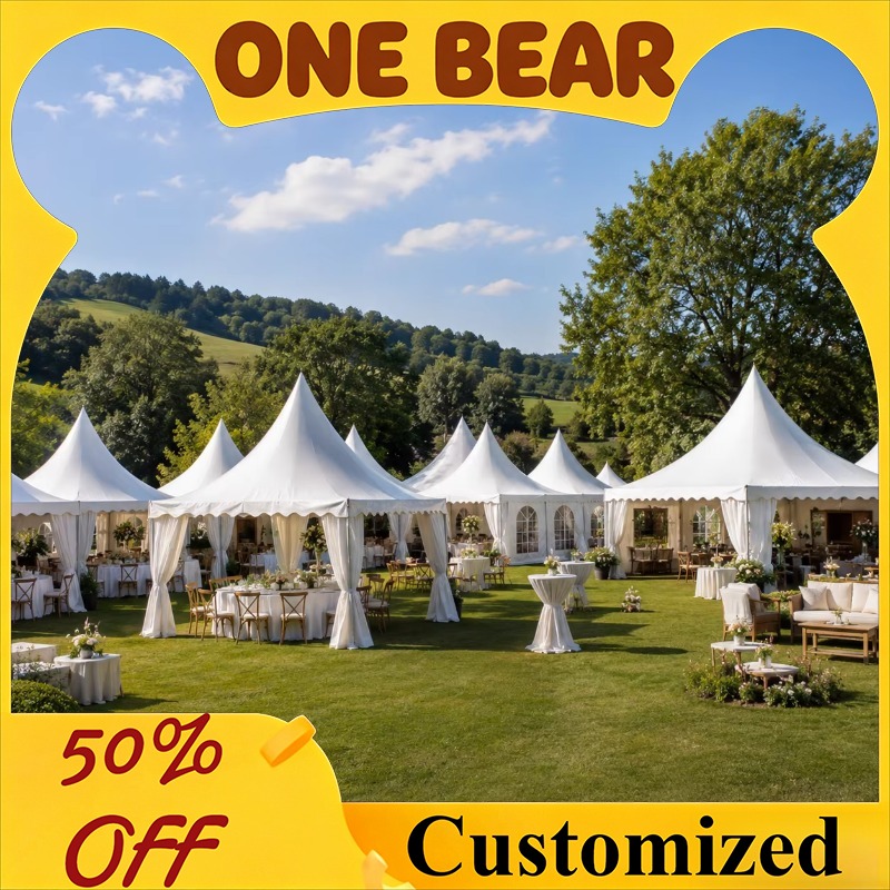 Customizable White Pagoda Tent - Furniture Leg Set ulasan dan harga