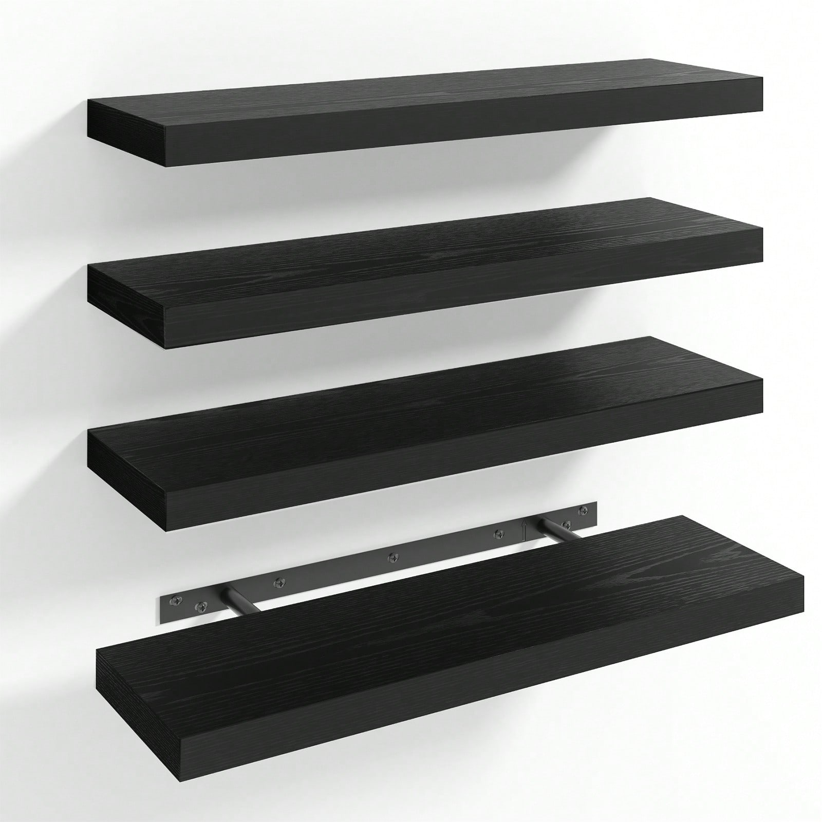 4 Pack Floating Shelves Modern - Shelf Bracket Pair ulasan dan harga
