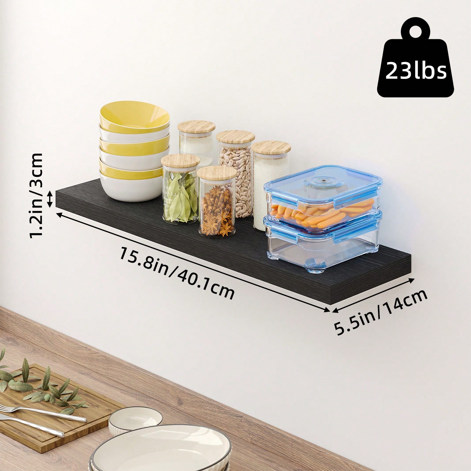 4 Pack Floating Shelves Modern - Shelf Bracket Pair ulasan dan harga